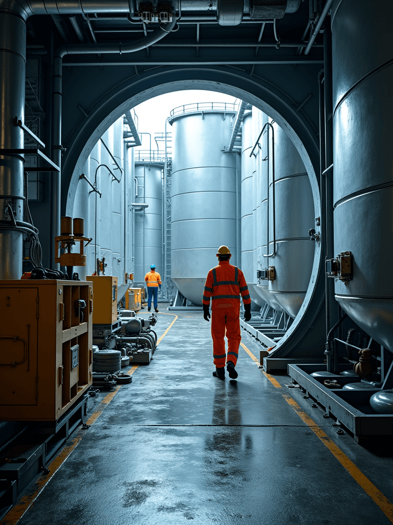 Befahren von engen Räumen