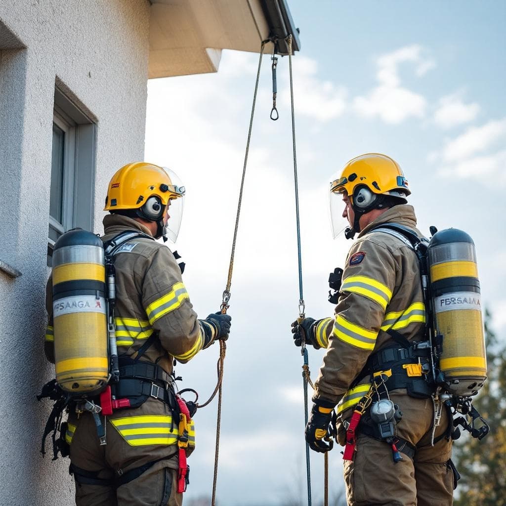 PSAgA Absturzsicherung Feuerwehr (DIN 14800)